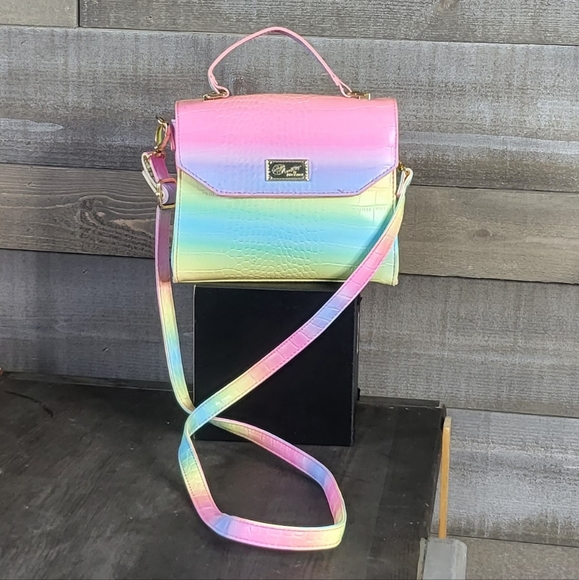 Betsey Johnson Handbags - Luv Betsey by Betsey Johnson Pastel Watercolor Crossbody Bag